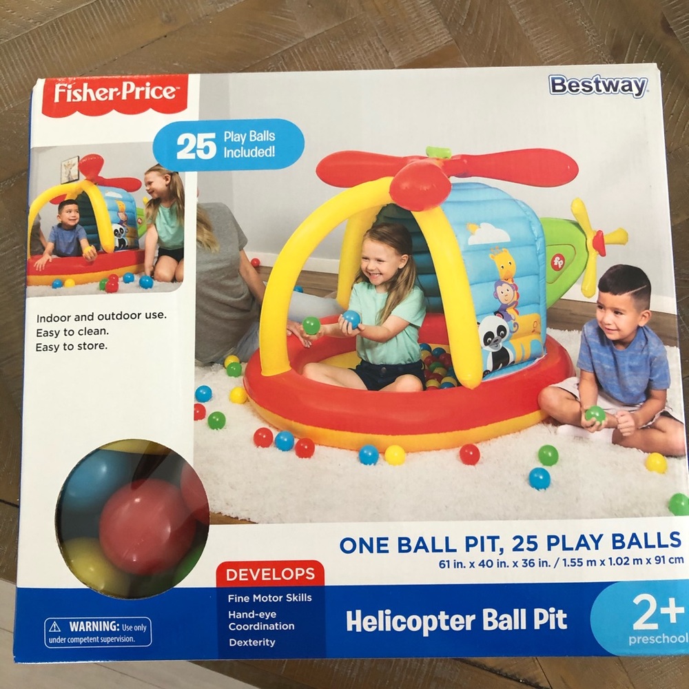 Fisher price airplane ball pit
